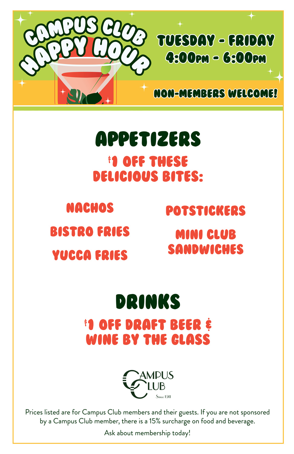 Happy Hour Campus Club